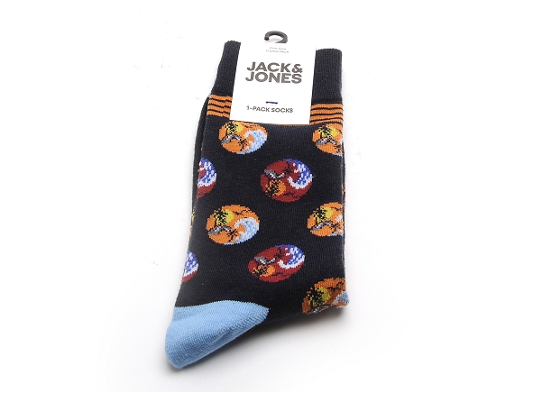 Jack and jones famille accessoires jachunter dot view sock bleu