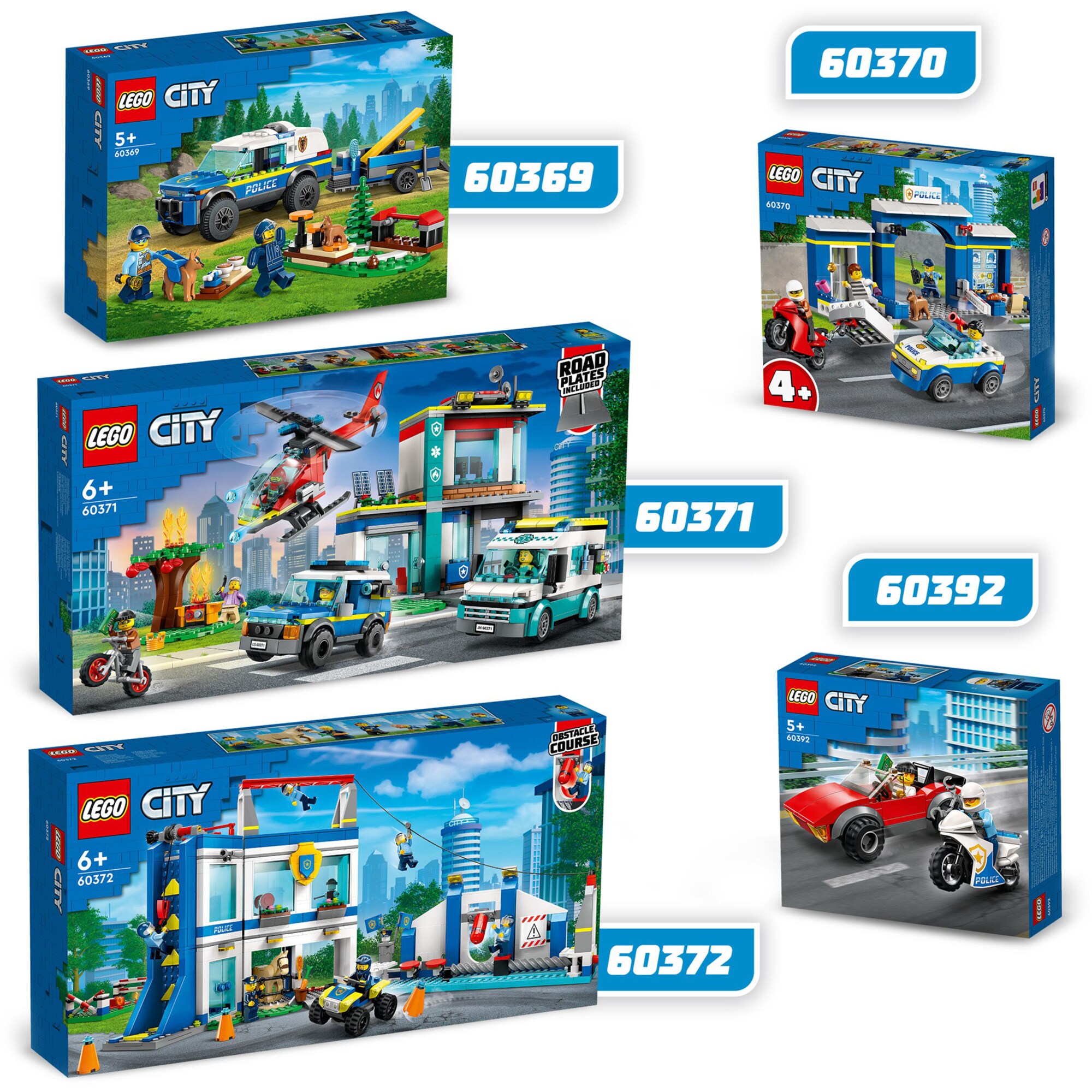 LEGO Konstruktionsspielzeug City Mobiles Polizeihunde-Training