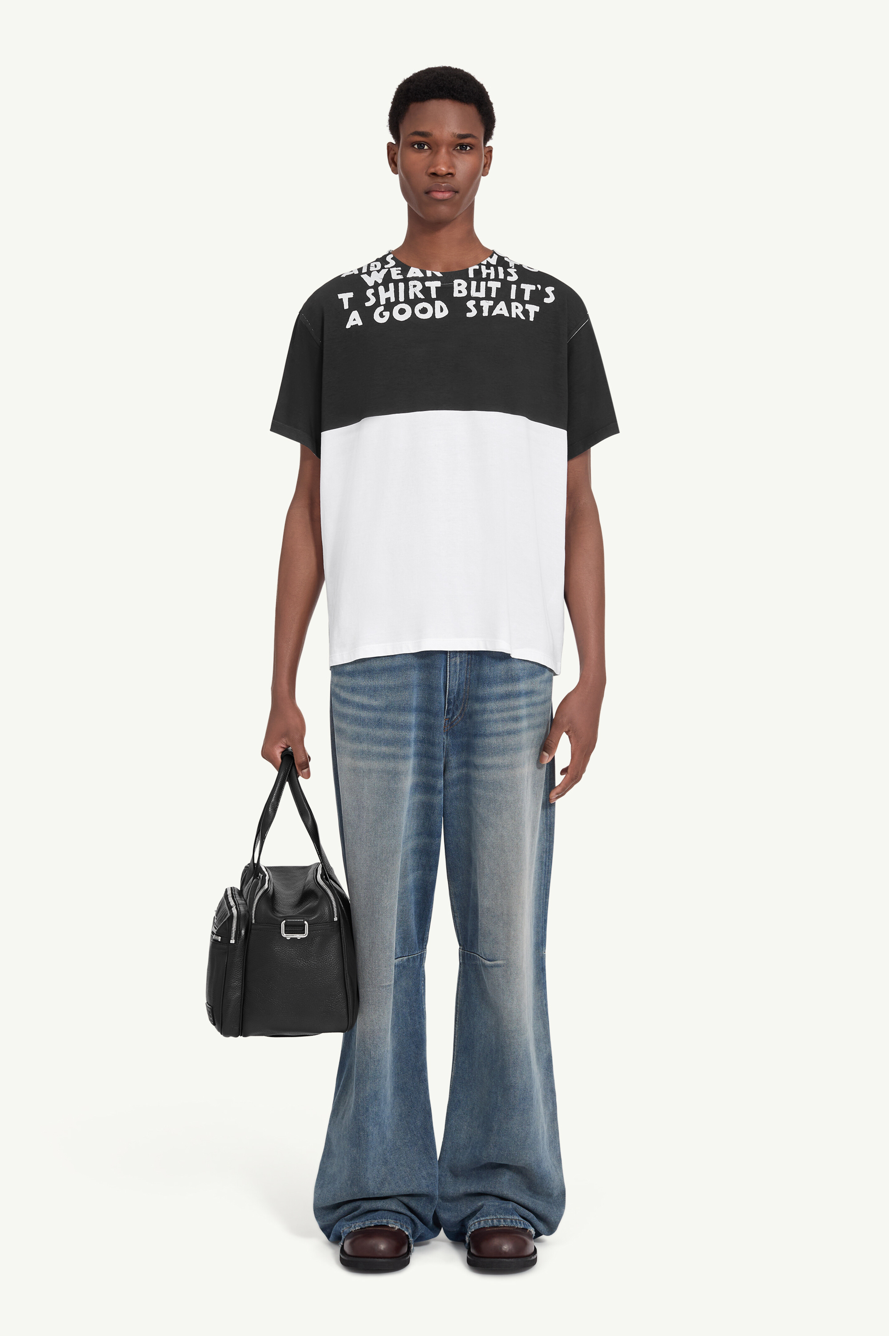 T-shirt SIDA en coton pour homme | MM6