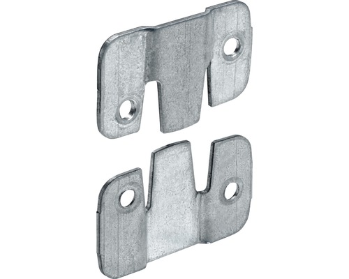 Universele connector 28x45 mm verzinkt, 20 stuks