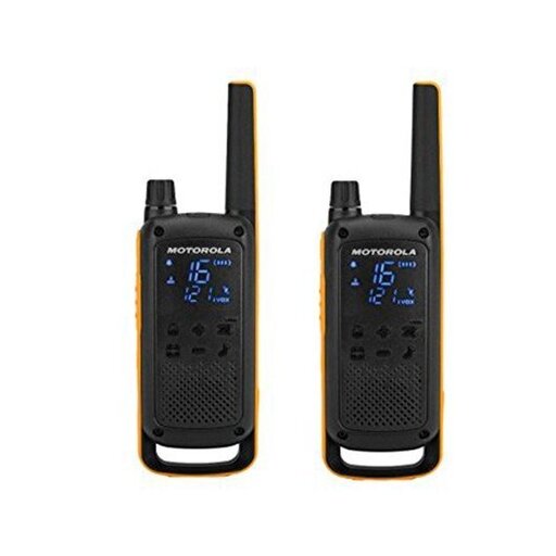 Walkie-talkie Motorola T82 Extreme, pacote duplo, rádios bidirecionais de 16 canais.