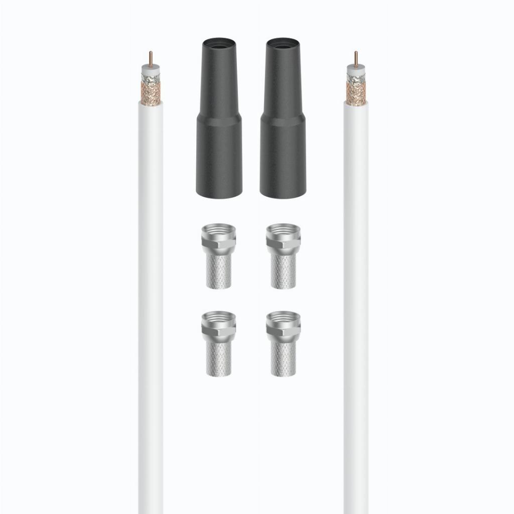 Hama 00205043 coax-kabel 40 m Coaxiaal Wit