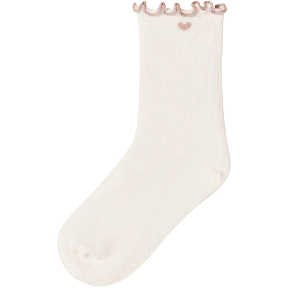 Køb Lil'Atelier Coconut Milk Misty Rose Nmffiducia Strømper Lil
