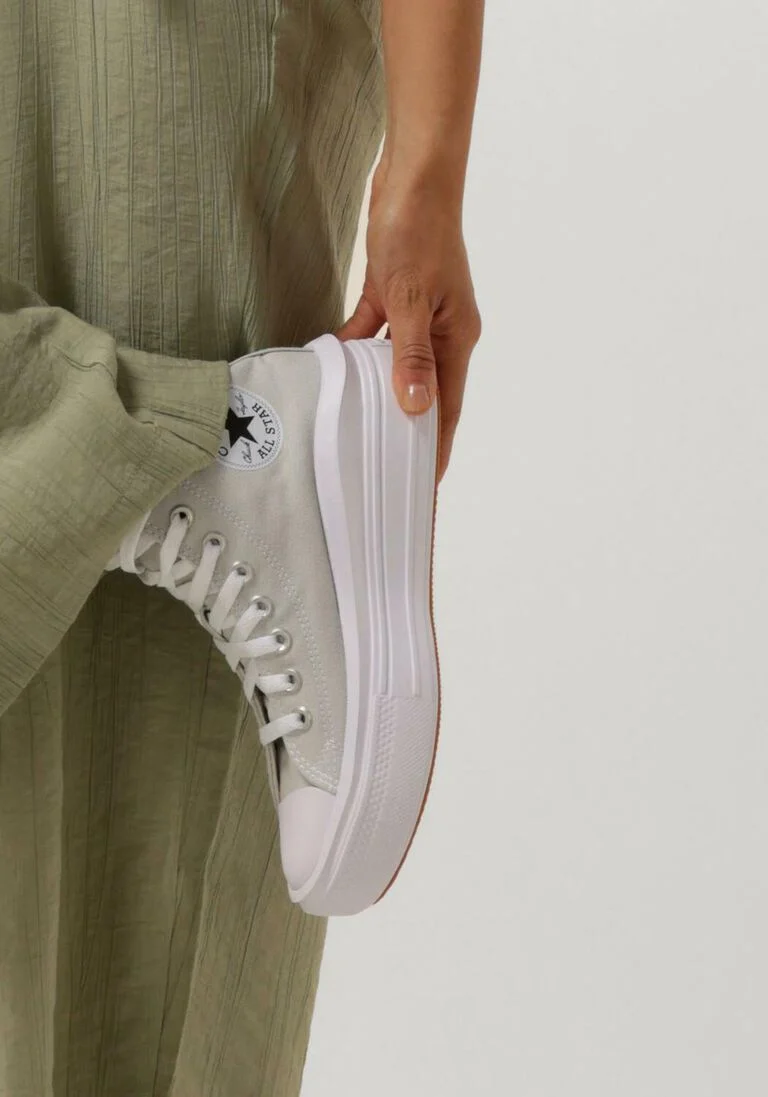 CONVERSE grijze converse hoge sneaker chuck taylor all star move