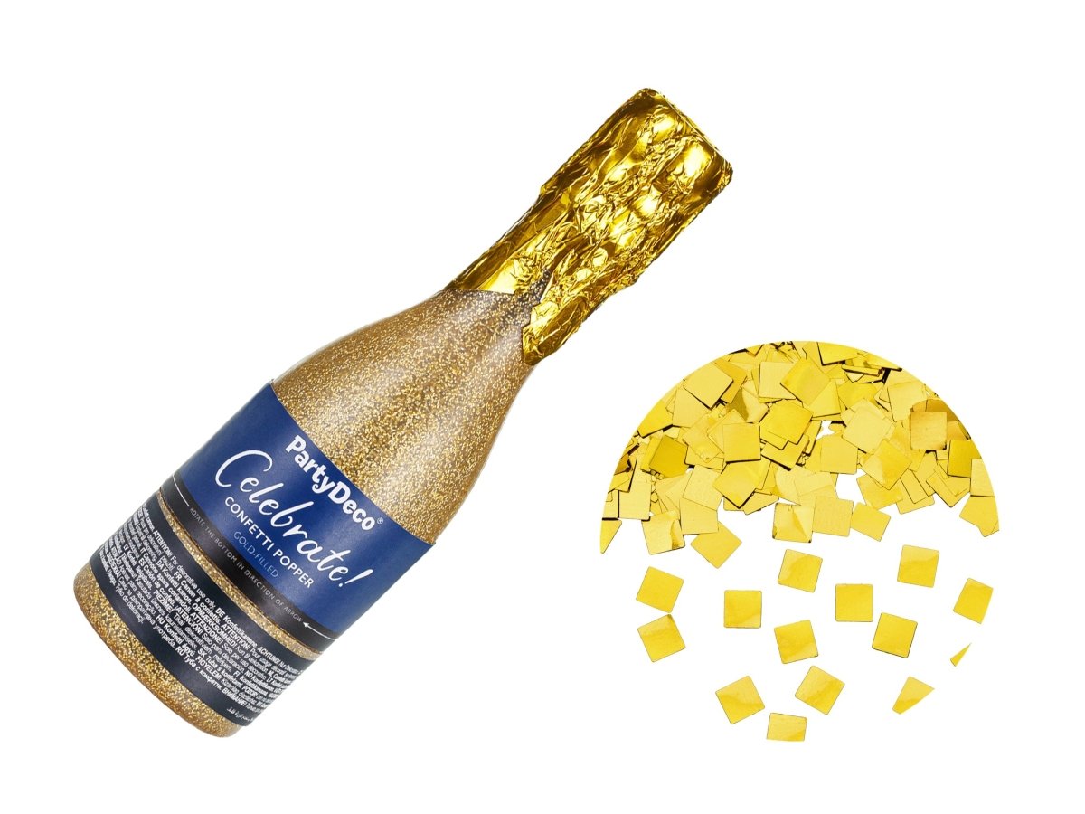 Gouden Confetti Kanon Champagne 20,5cm