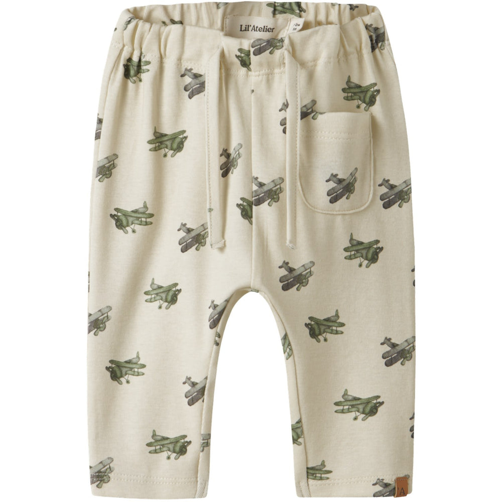 Køb Lil'Atelier Coconut Milk Airplane Nbmlayo Geu Loose Bukser Lil