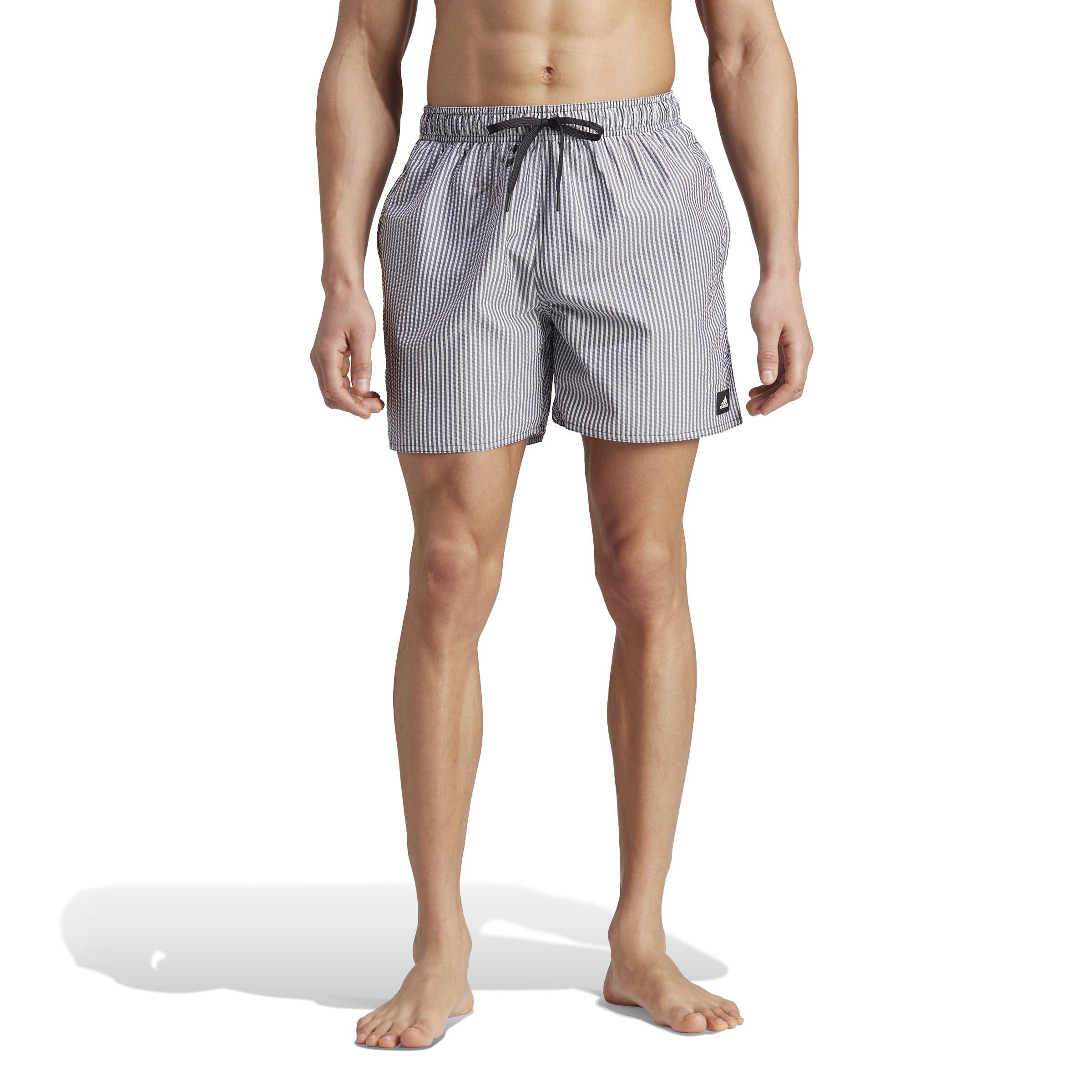 adidas Stripey Classics Swim Shorts Mens