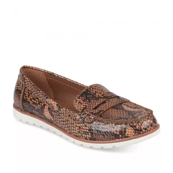 Mocassins MARRON VIA DONNA