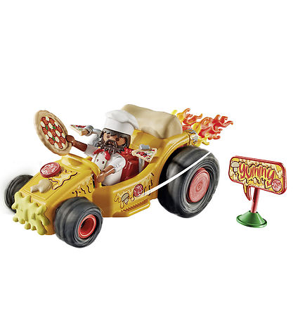 Playmobil Funstars - Rennen Pizza - 71634 - 37 Teile