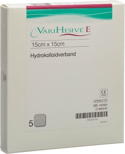 VARIHESIVE E Verband 15x15cm, 5 Stück