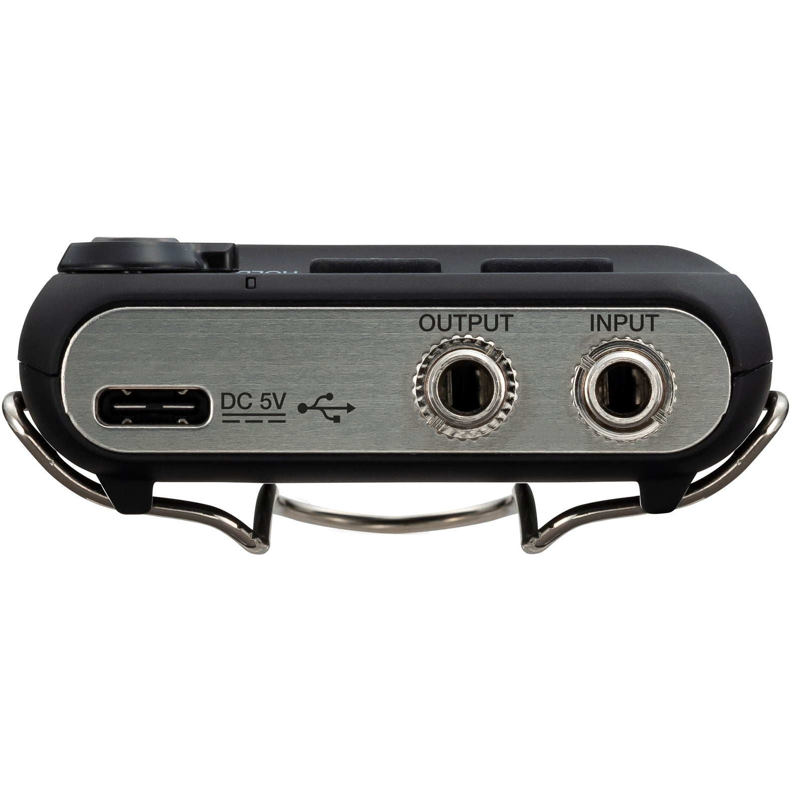 Zoom F2 recorder met dasspeldmicrofoon