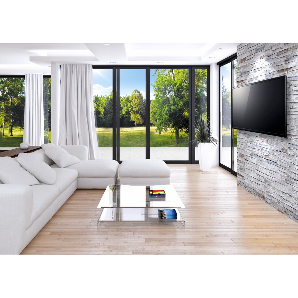 tectake® TV Wandhalterung, für 17 - 42 Zoll (43 - 107 cm), ausziehbar, bis 25 kg
