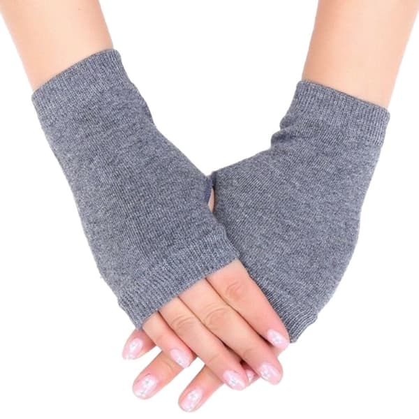 Square Mittens - Dobbelpakning - Håndleddsvarmere [15 cm] - Grå