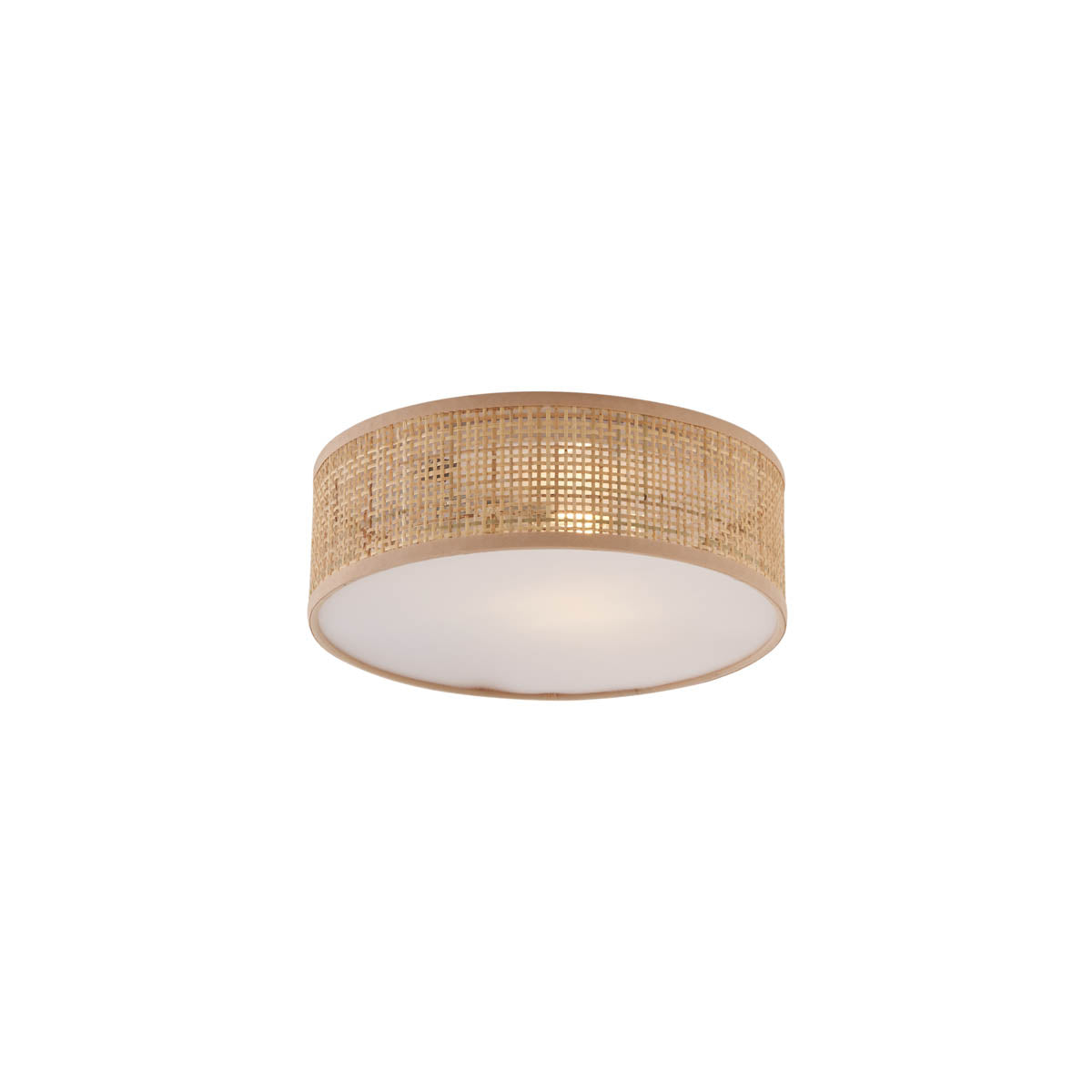 QAZQA Oosterse plafondlamp rotan 30cm - Trammy
