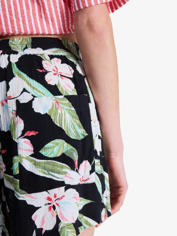 Lekeitio Bay Printed Short de plage Noir Femme
