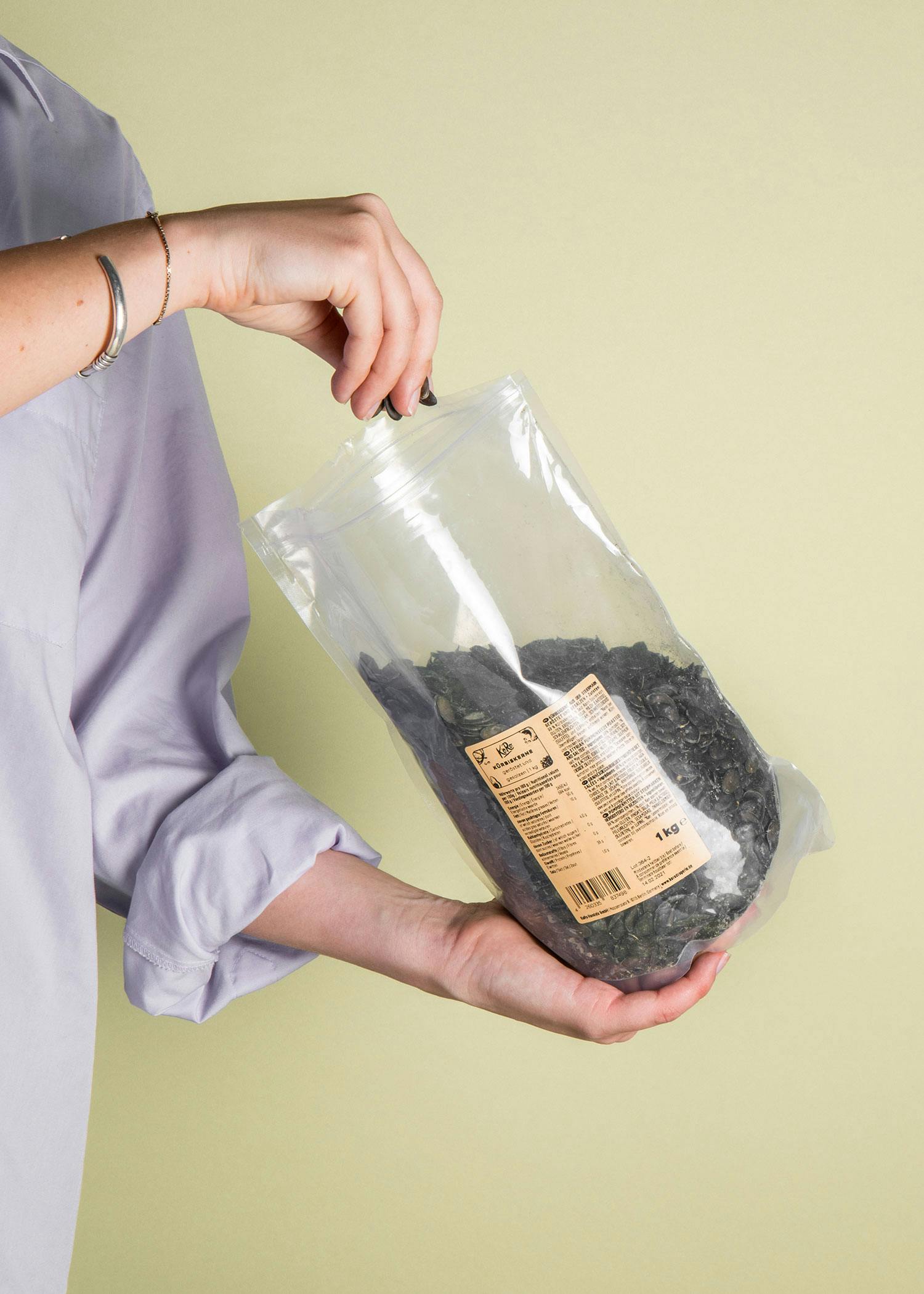 Geröstete und gesalzene Kürbiskerne aus der Steiermark 1 kg
