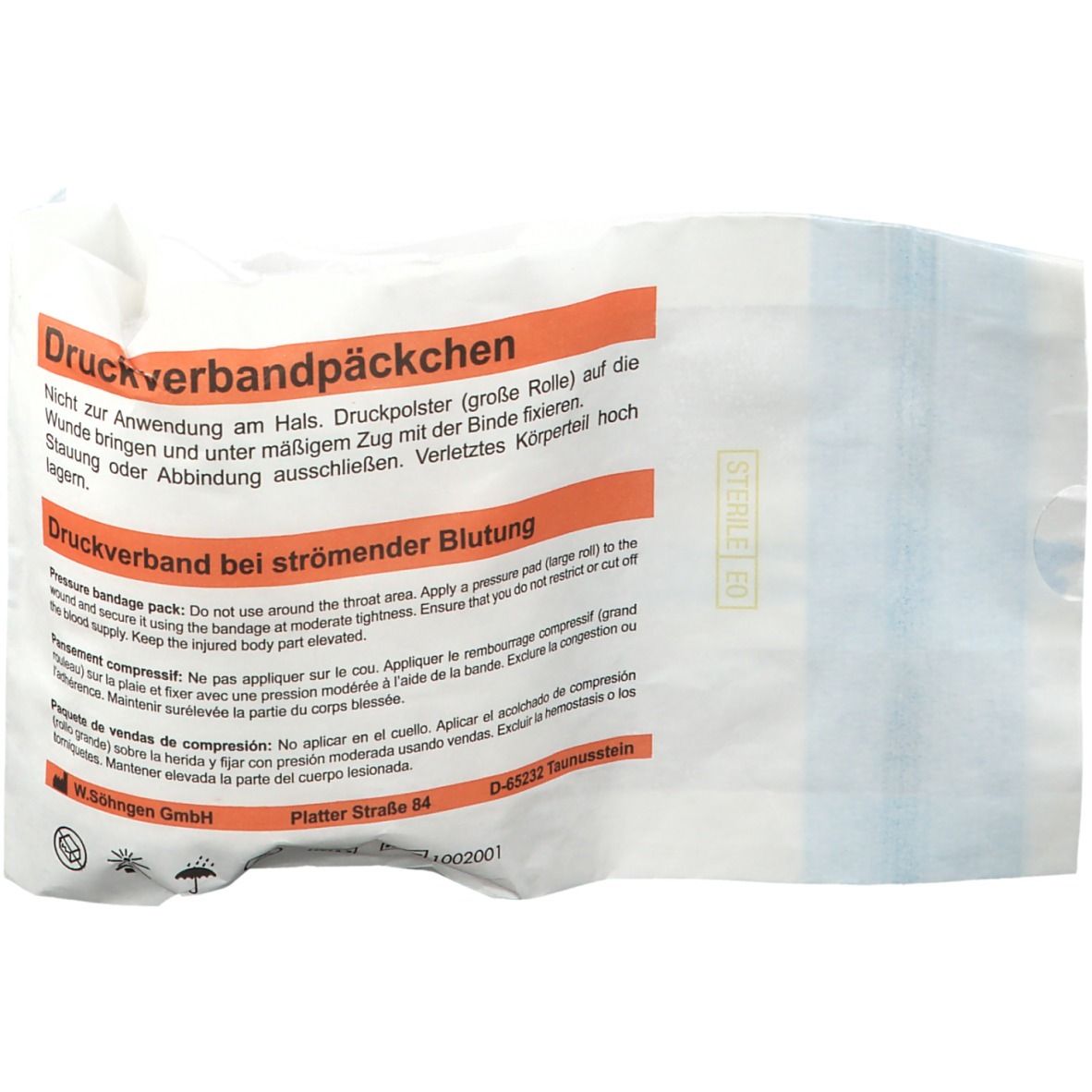 Spezial-Druckverbandpäckchen