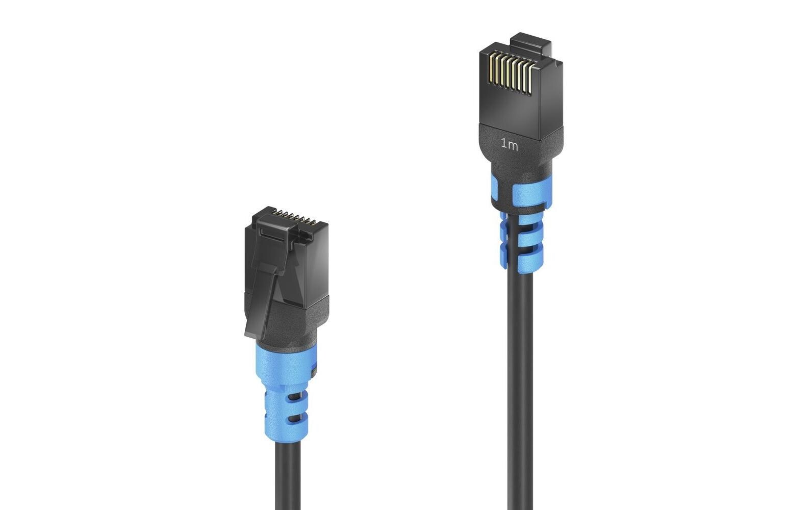 Patchkabel Cat 6A, U/UTP, 2 m, SchwarzFlexInstall Patchkabel Cat.6A UTP 2.00m
