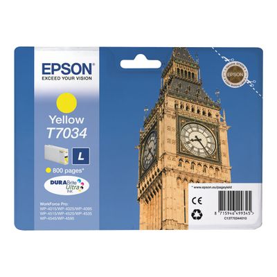 Epson T7034 Big Ben - jaune - cartouche d'encre originale