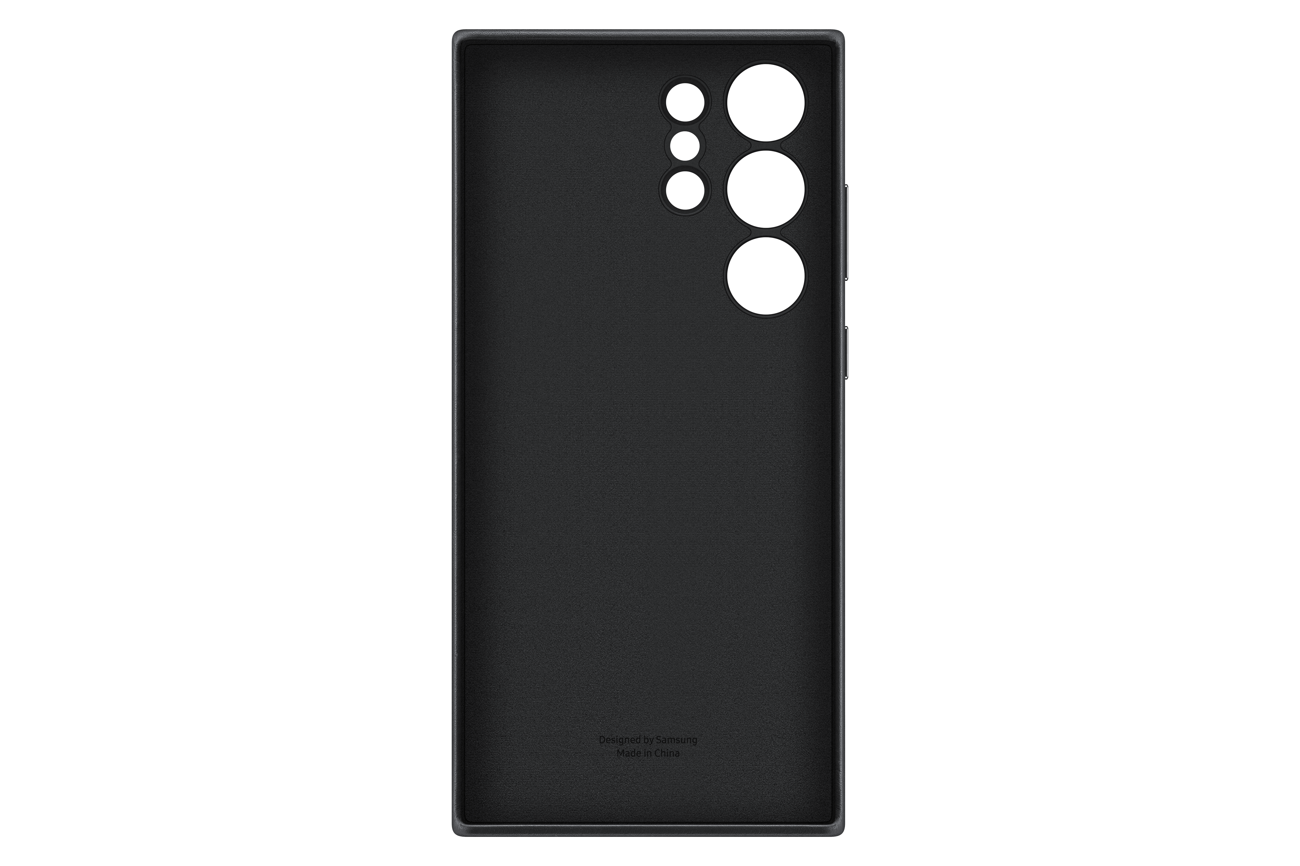 Galaxy S23 Ultra 5G Echtleder Cover Hardcase Hülle (EF-VS918LBEGWW) - Schwarz