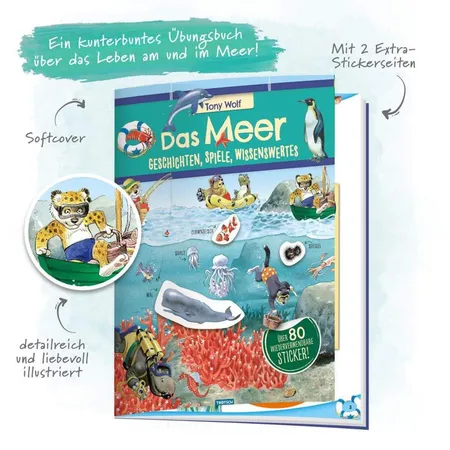 Trötsch Das Meer Geschichten Spiele Wissenswertes Stickerbuch