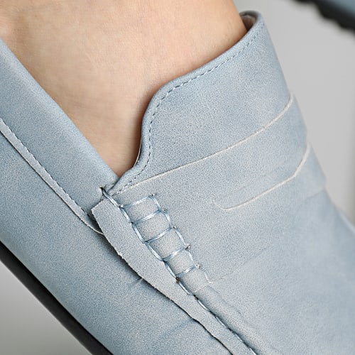 Mocassins Bleu Ciel