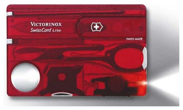 SwissCard Lite Victorinox rouge