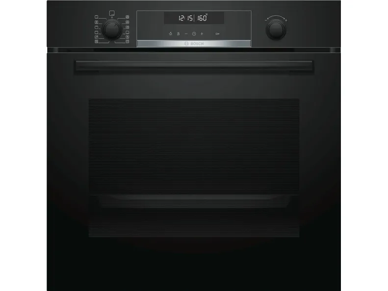 Bosch Serie | 6 HBA578BB0 - Ovn - til indbygning - niche - bredde: 56 cm - dybde: 55 cm - højde: 58.5 cm - med selv-rengøring - Klasse A - sort