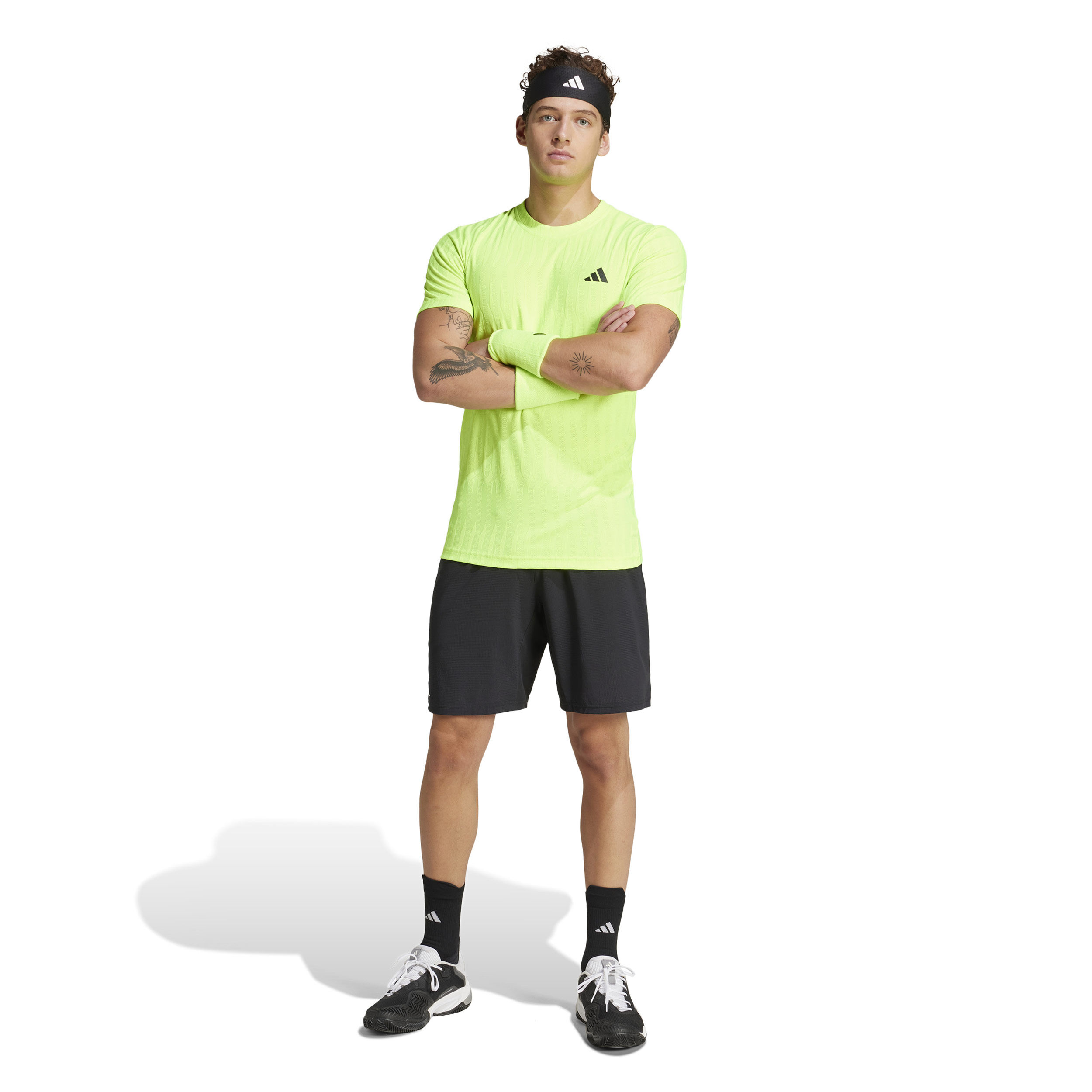 adidas Freelift T-shirt Hommes - Vert Fluo