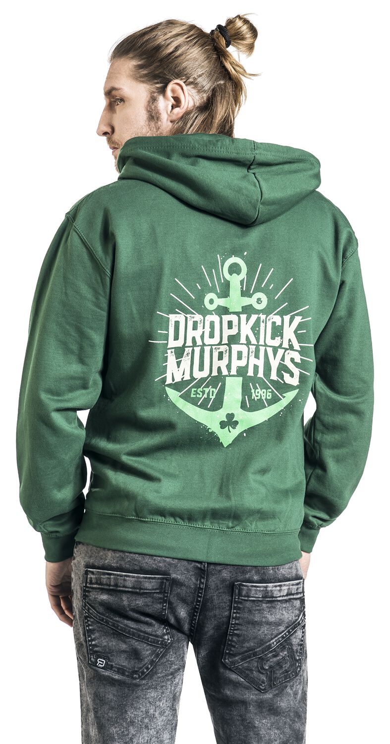 Anchor Admat Green | Dropkick Murphys Sweat-shirt zippé à capuche