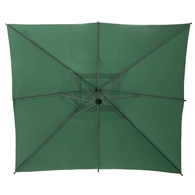 Parasol déporté carré MANOA Vert olive