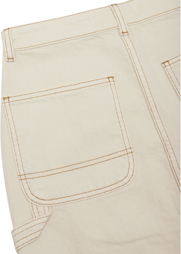 Woodbird WBPander Denim Skirt Off white
