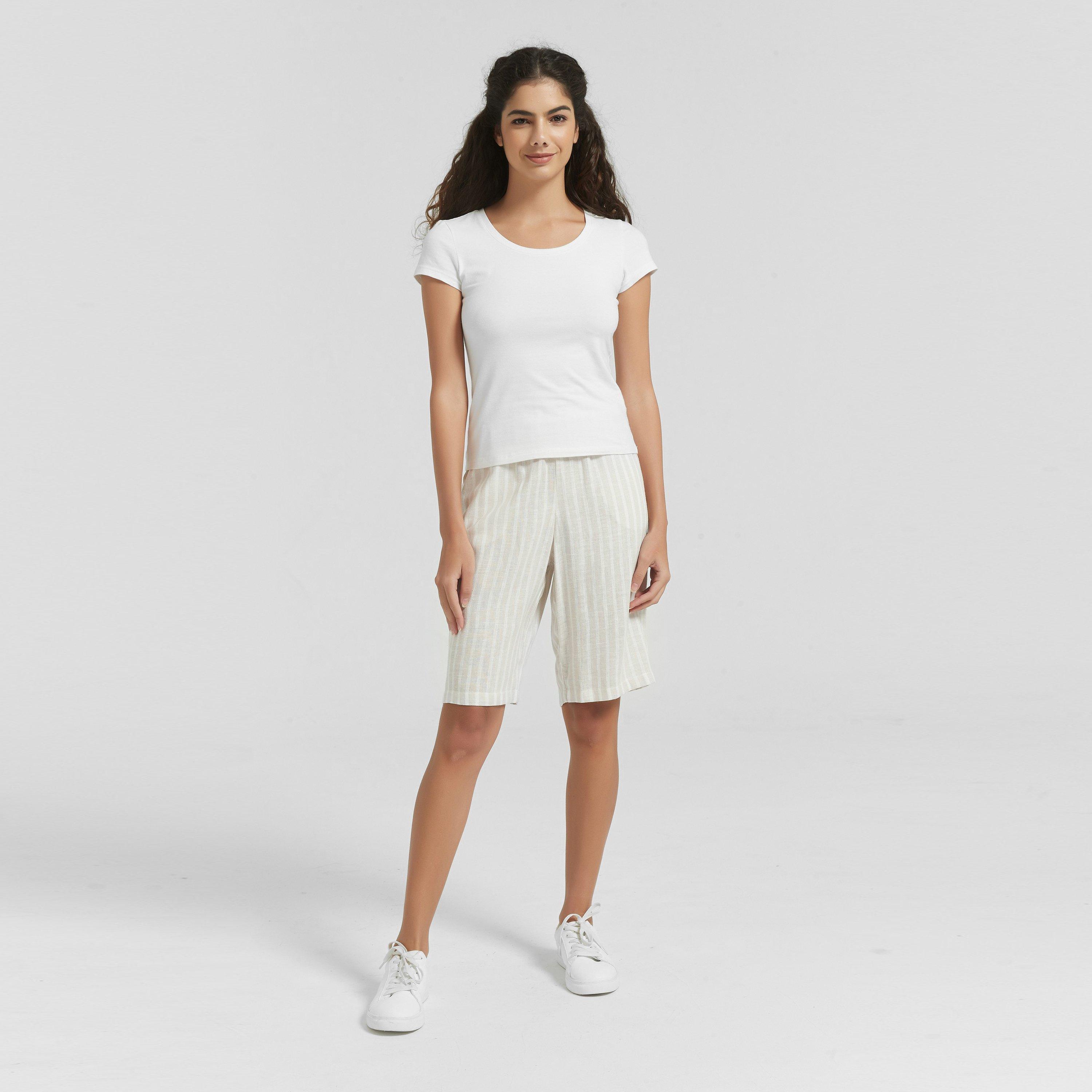 Be You Ladies Linen Shorts