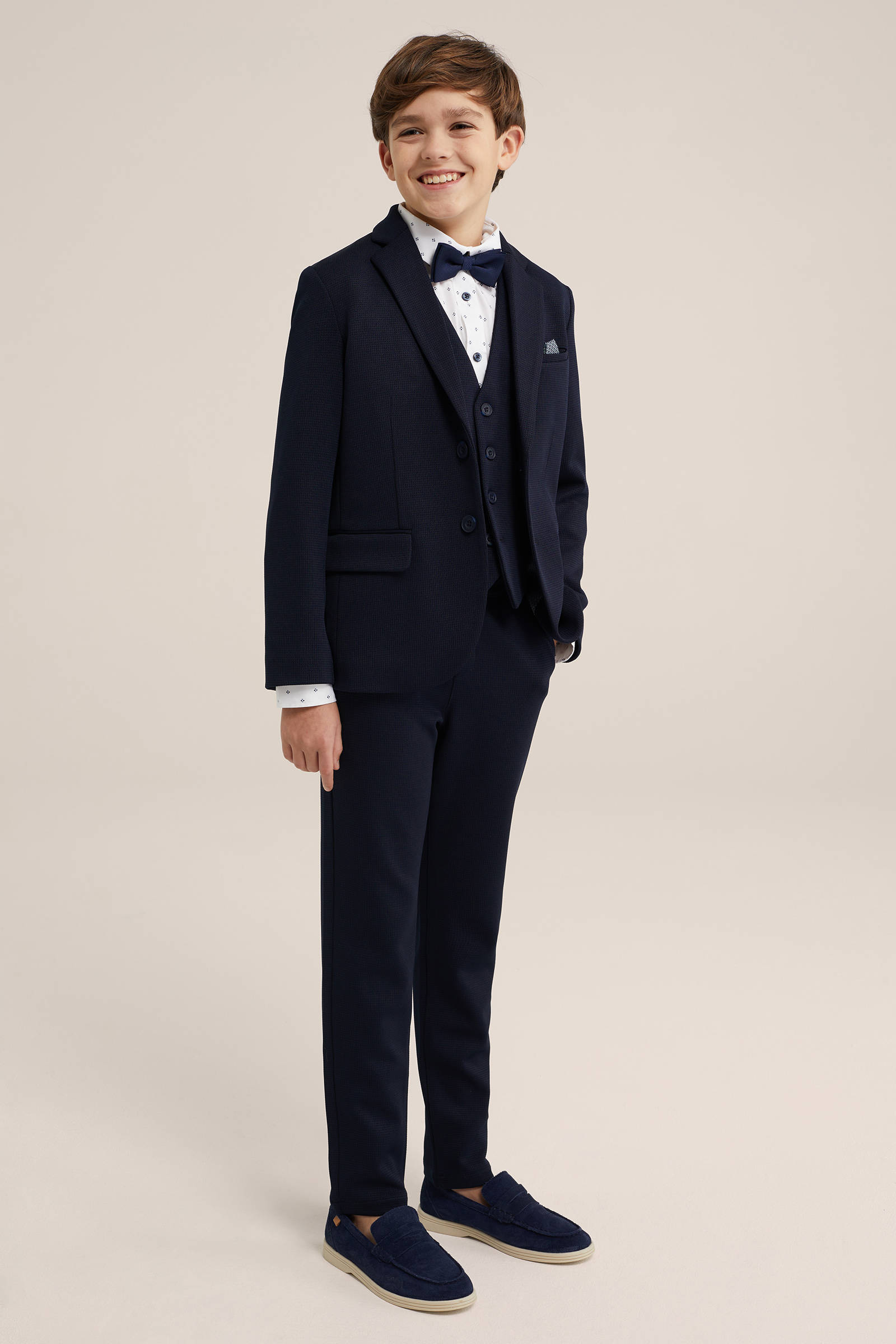 WE Fashion colbert donkerblauw