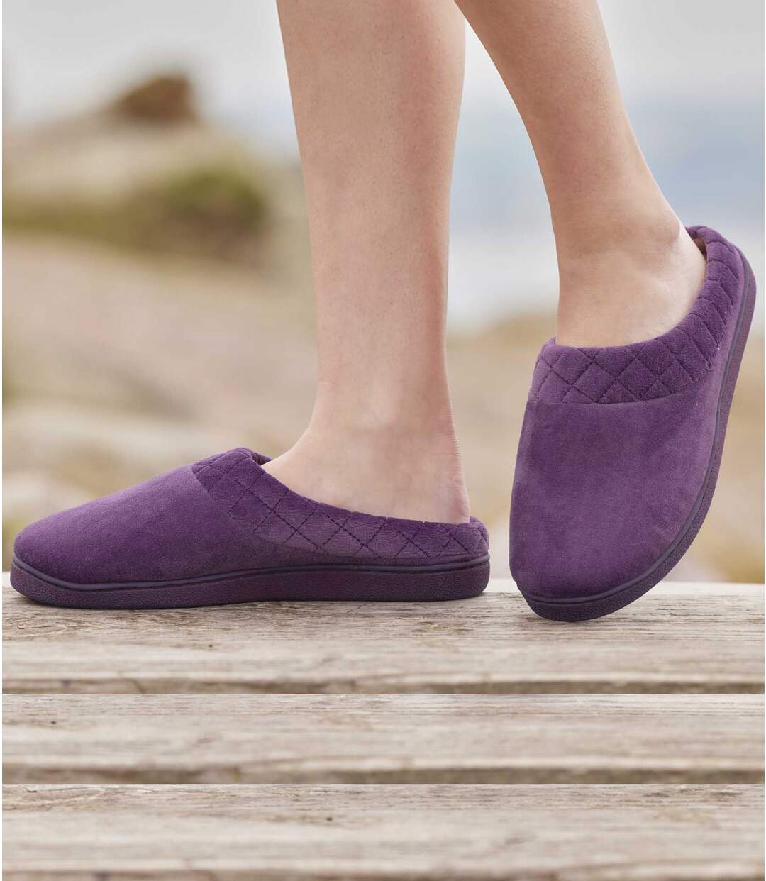 Chaussons Sabot Velours