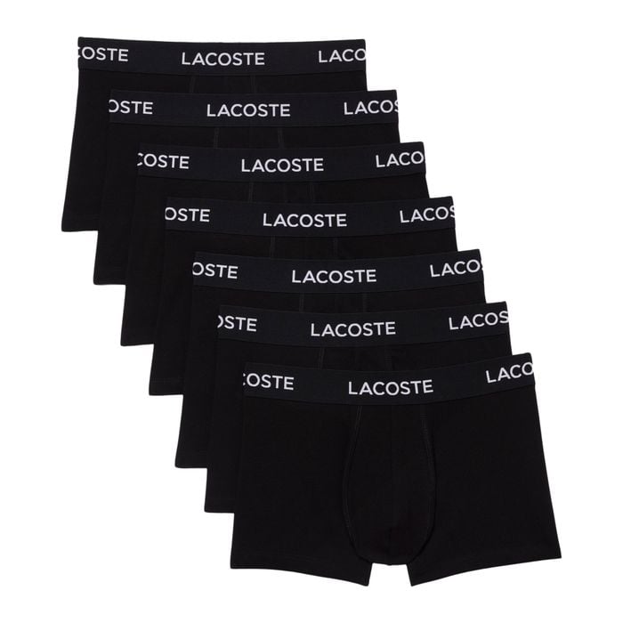 Lacoste Logo Waist Trunk Boxershorts Heren (7-pack)