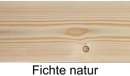 Seniorenbett 200x200 mit Kopfteil H85/55 Doppelbett Bett Massivholzbett Holzbett 200 cm Komforthöhe Holz