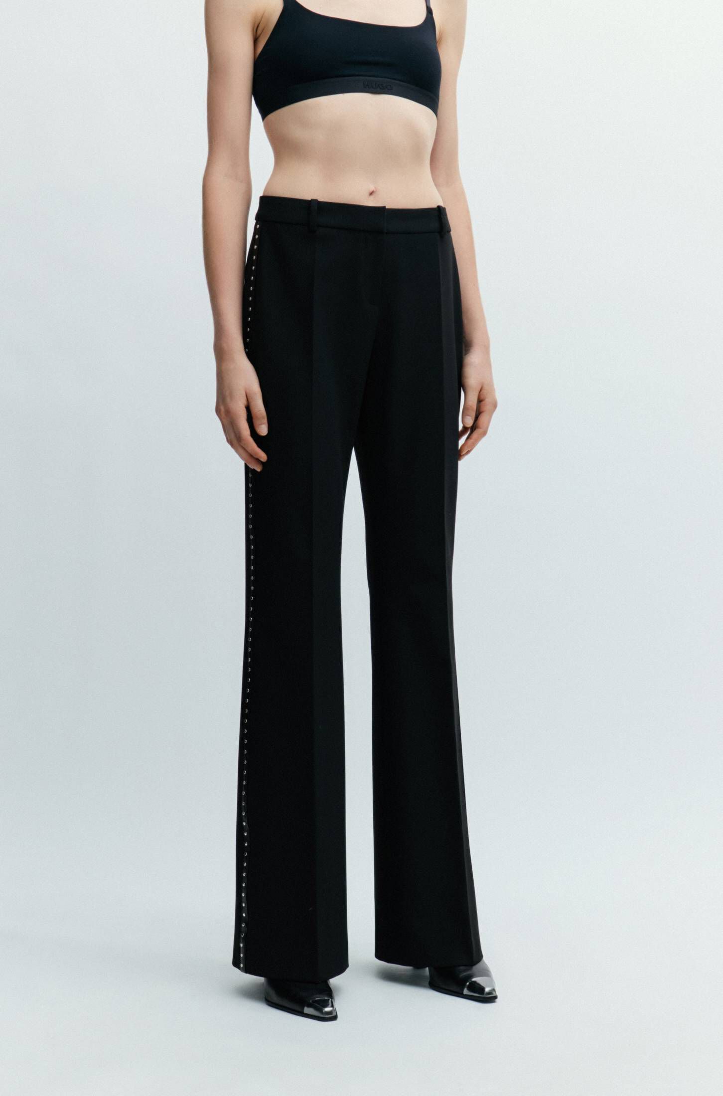 HUGO| Damen Hose HAZAL Slim Fit Bootcut