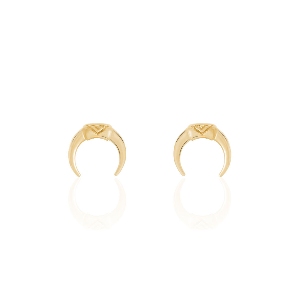Boucles D'oreilles Puces Ginia Plaqué Or Jaune