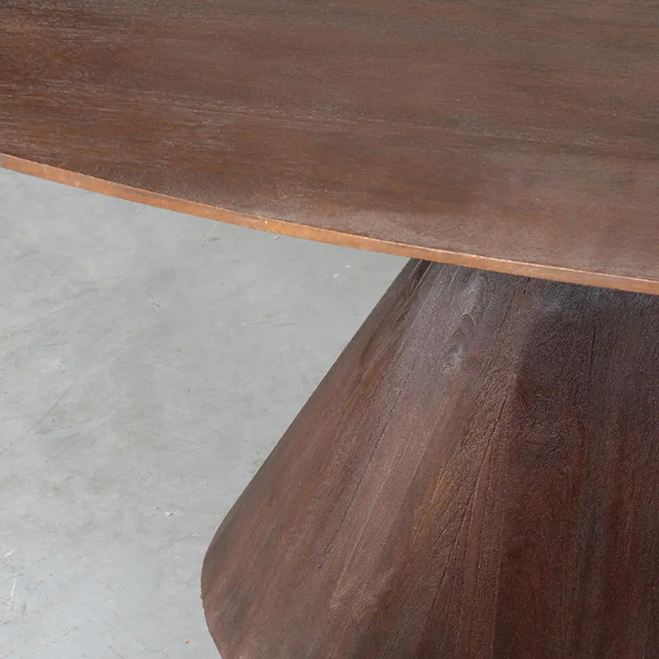 LABEL51 Eetkamertafel Jagger - Espresso - Mangohout