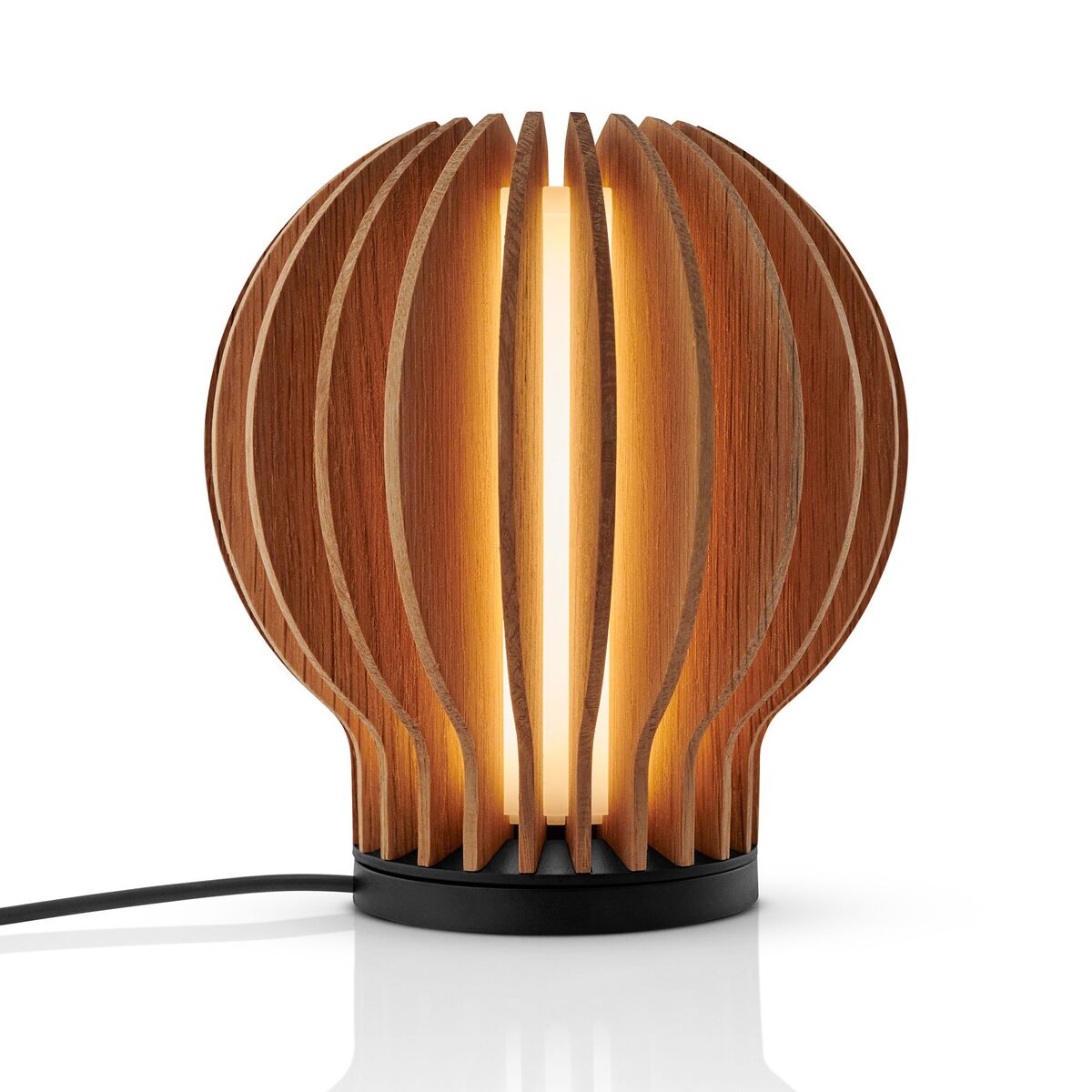 Radiant rund LED-lampe, eik