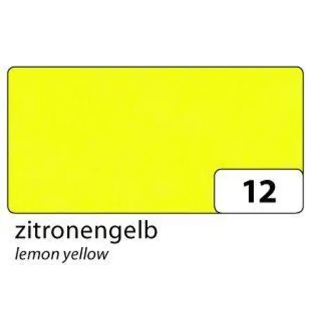 Folia Transparentpapier Rolle 70x100 cm zitronengelb