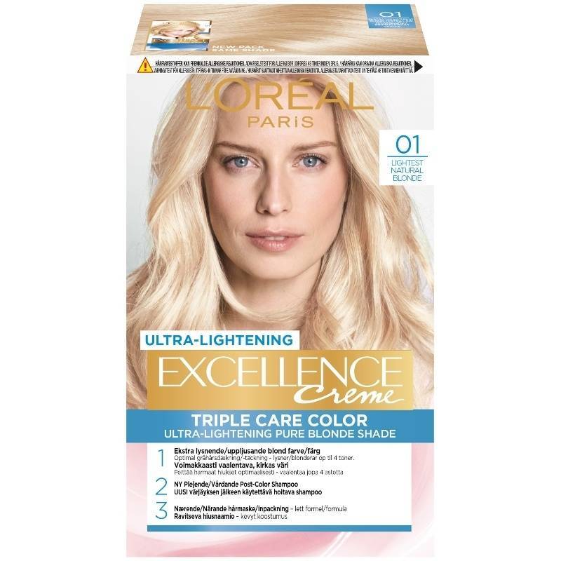 L'Oréal Paris Excellence 01 Ekstra Lysblond Naturlig