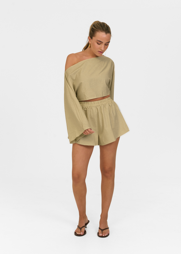 Noé short salie groen