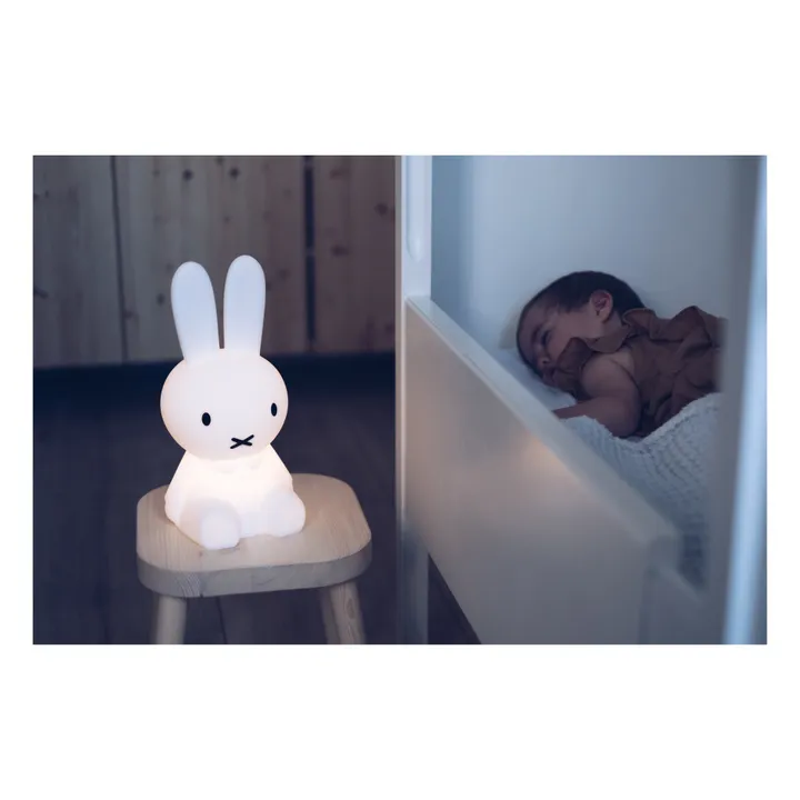 Mr Maria Veilleuse Miffy en silicone souple | Blanc