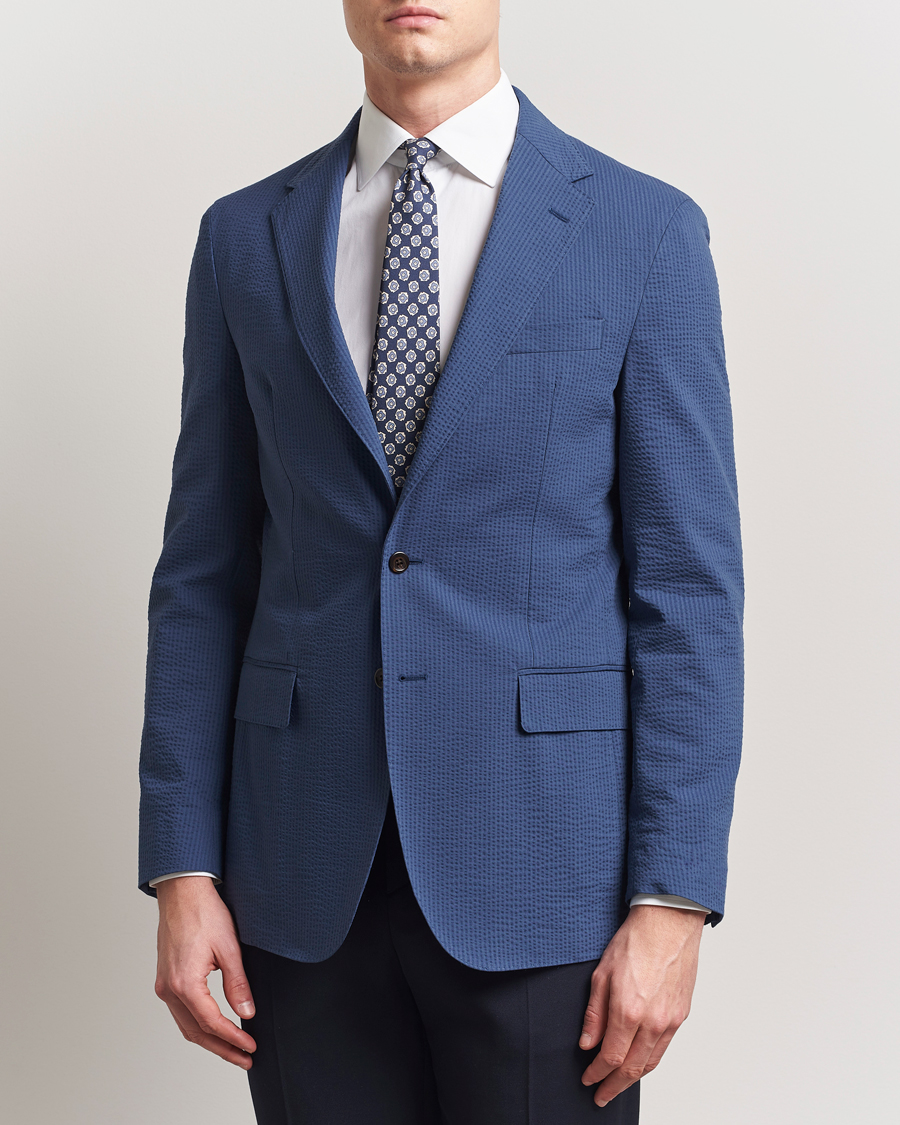 Polo Ralph Lauren Seersucker Sportcoat Blue Sea
