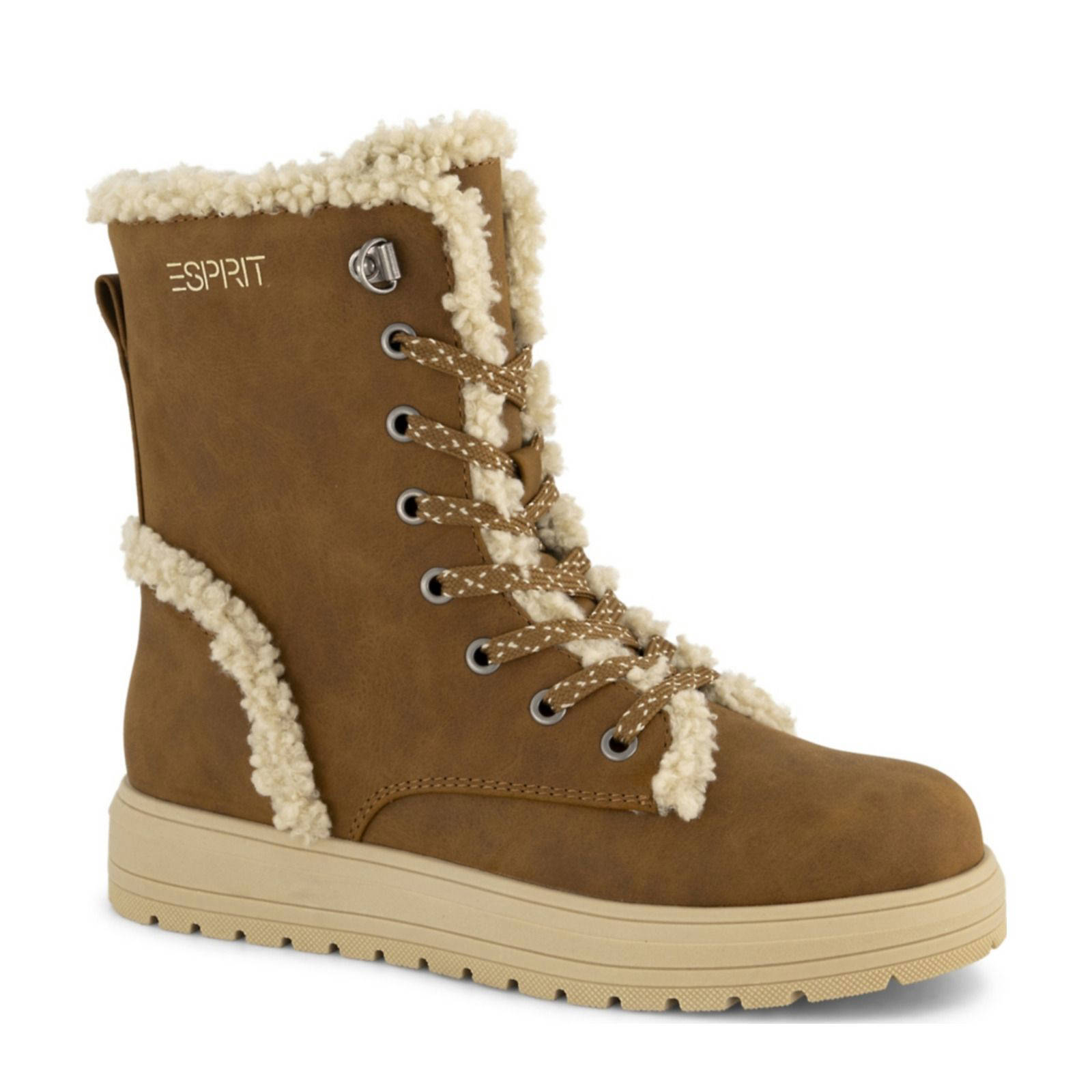 ESPRIT gevoerde veterboots cognac