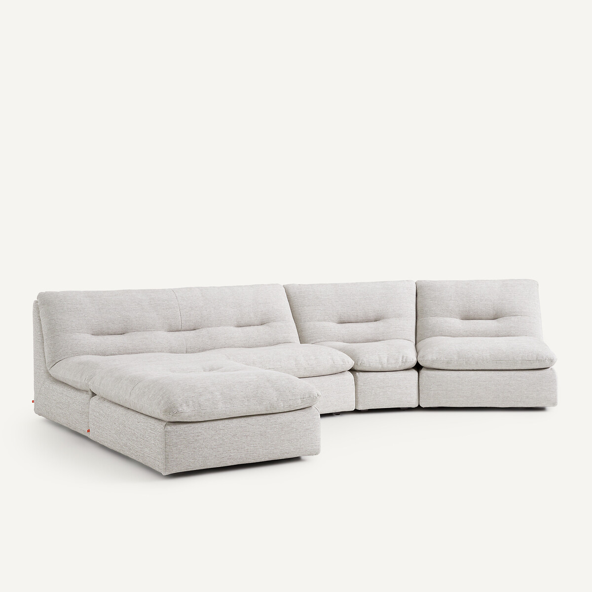 AM.PM<br>Apoio para os pés modular em algodão reciclado, Giuliano