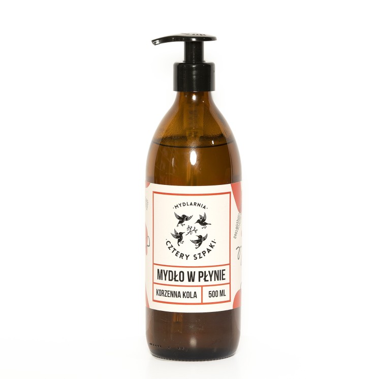 Mydlarnia Cztery Szpaki natuurlijke vloeibare zeep Korzenna Kola 500 ml