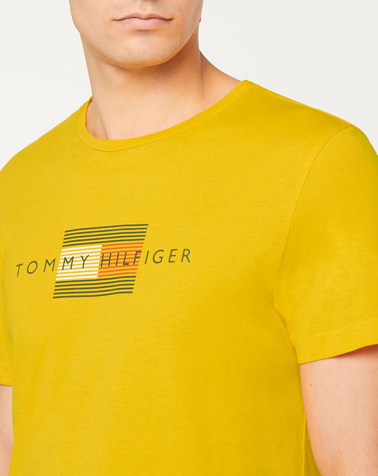 Tommy Hilfiger T-Shirt Lines Hilfiger jaune